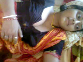 Desi wife in bed with her partner