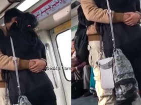 Desi bf and girlfriend have steamy sex in public place