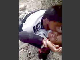 A local Desi couple gets frisky in the wild