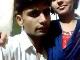 Young girl with big breasts enjoys oral sex from cousin