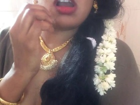 Tamil bhabhi relieving herself in the toilet