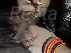 Desi couple enjoys steamy sex in their bedroom