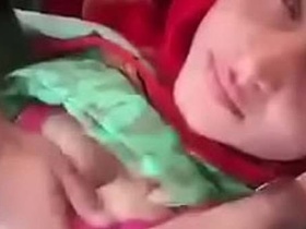 Desi baba's big boobs farting with pleasure