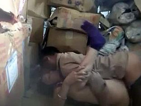 Desi couple caught having sex in the store