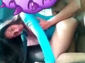 Pakistani couple enjoys car sex