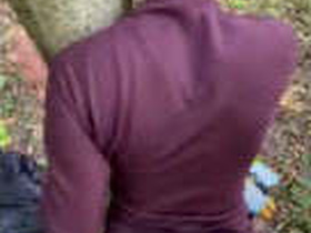 Doggy-style doggie with a view of a sexy rear end