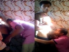 South Indian gay couple enjoys passionate kissing and oral sex