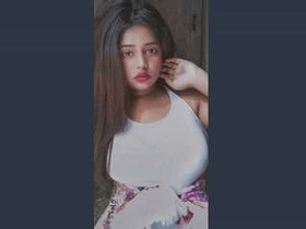 Desi girl's boobs and playing in part one