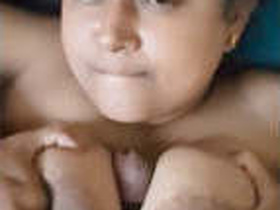 Mallu wife's big boobs bouncing in hardcore sex