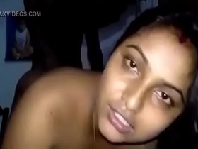 Indian desi bhabhi's big cock in action