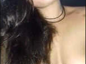 Desi girl rides horse in sexy lingerie