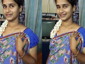 Chennai Dona's Navel Gets Exposed in Housewife's Umbigo Show