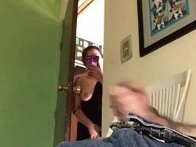 He enjoys watching me pleasure myself