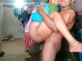 Aunty Desi takes her nephew's cock outdoors for some anal action