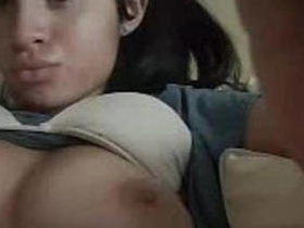 Beautiful girl flaunts her assets