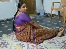 Sailaja Bhabhi, an Indian milf, gets naughty on camera