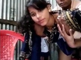 Girl moans in pain during intense sex