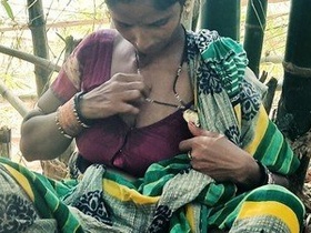 Indian bhabhi's outdoor sex in the forest