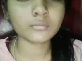 Cute Indian girl shows off her body in a steamy video