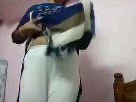 Telugu wife flaunts her bare body