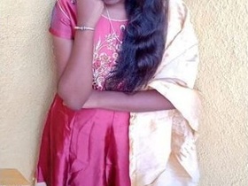 Desi, a stunning blonde teen, flaunts her curves