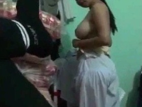 Bunk bed sex with black lover captured on camera