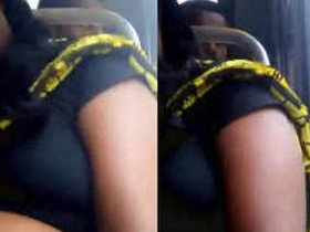 Chennai aunty's big boobs in a bus