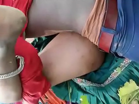 Desi babe rides cock outdoors in public