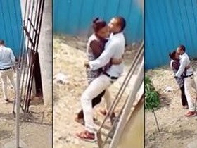 Desi couple caught on video kissing in public: MMS video