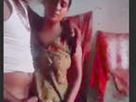 Mature couple from rural India engages in sexual activity
