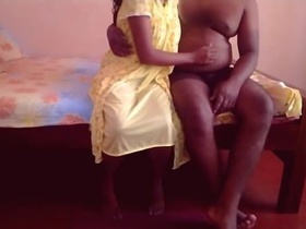 Indian wife gets pounded by her spouse