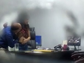 Real Indian office sex scandal video with hidden camera