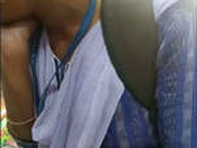 Mallu babe enjoys having her breasts squeezed by her lover