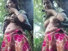 Teen Desi girl pleasures herself in village