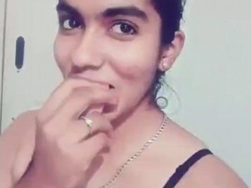 Bhabi flaunts her curves in seductive lingerie