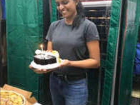 Lankan girl flaunts her large breasts and intimate area