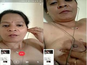 Exclusive video of a naughty Mallu bhabhi flaunting her big boobs