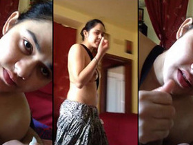 Experience the ultimate pleasure with Sardarni's super-hot girlfriend and her messy blowjob skills