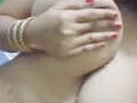 Big-breasted woman from Manipur in steamy video