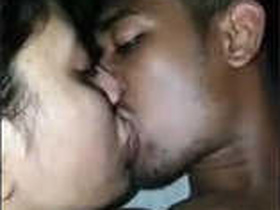 Indian Tamil couple indulges in smooching