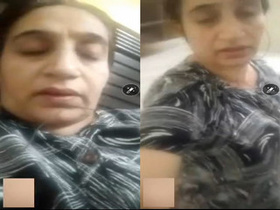 Exclusive video of a horny bhabhi showing off her tits and wet pussy