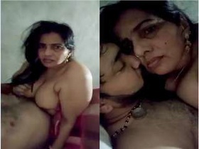 Beautiful fat woman rides her lover's dick in exclusive video