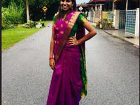 Babe with big boobs and pussy strips and masturbates