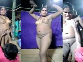 Randi from the village bares it all in public