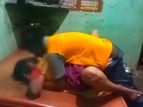 Tamil aunty gets doggy style in hot sex video