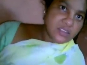 Desi aunt with a sexy face in village video