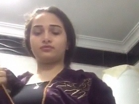 Indian girl takes nude selfie of herself masturbating