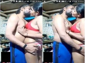 Indian babe gives a blowjob in village setting