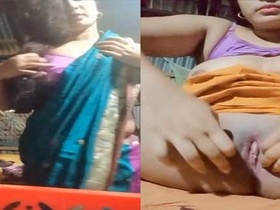 Village wife from Bangladesh pleasures herself with her fingers