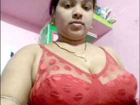 Watch a Desi woman from a village in a solo video